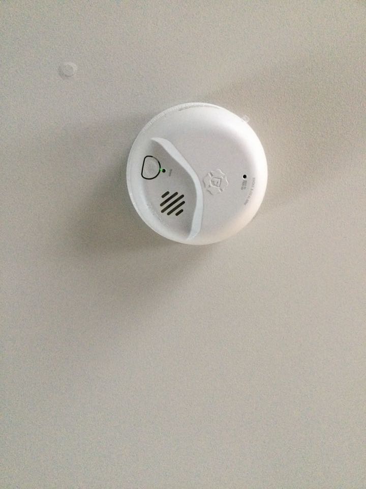 Installed smoke/ carbon monoxide detector in Brooklyn Park, Md. 