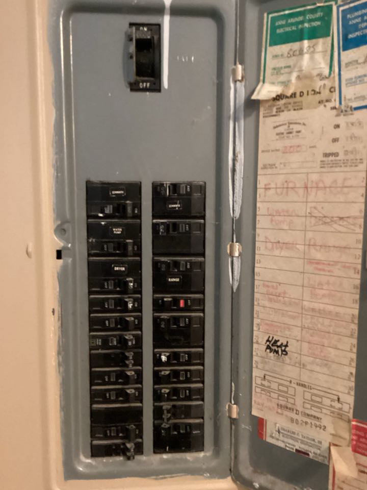 Preformed a diagnostic a tripped breaker in Edgewater, MD.