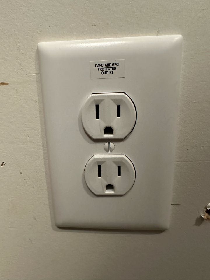 Ran 120 volt 20 amps GFCI/AFCI dedicated stove circuit in Catonsville, Md. 