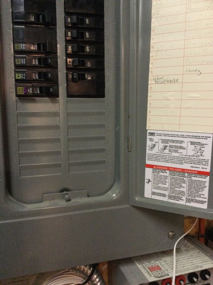 Ran 120 volt 20 amps GFCI/AFCI dedicated stove circuit in Catonsville, Md. 