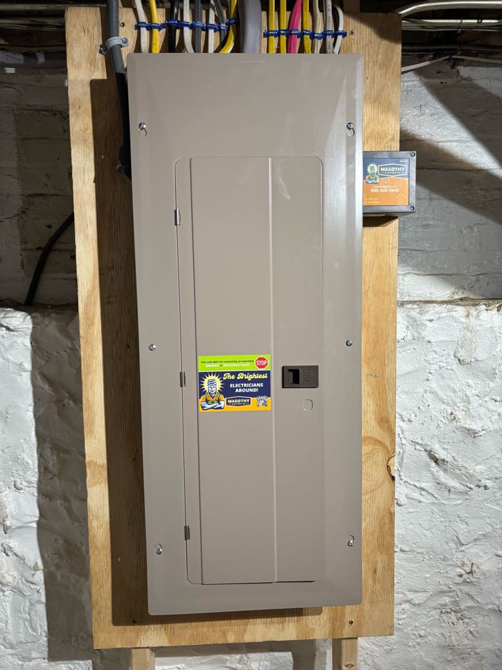 Installed a new 200 amp panel in Baltimore, MD.