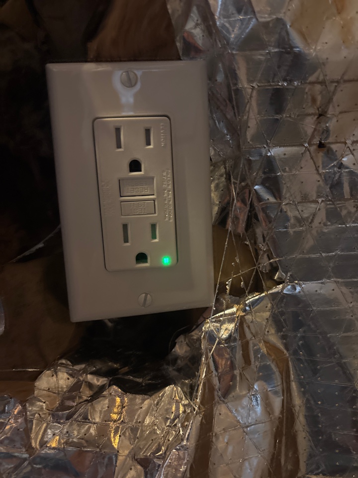Installed a gfci outlet in Glen Burnie, MD.