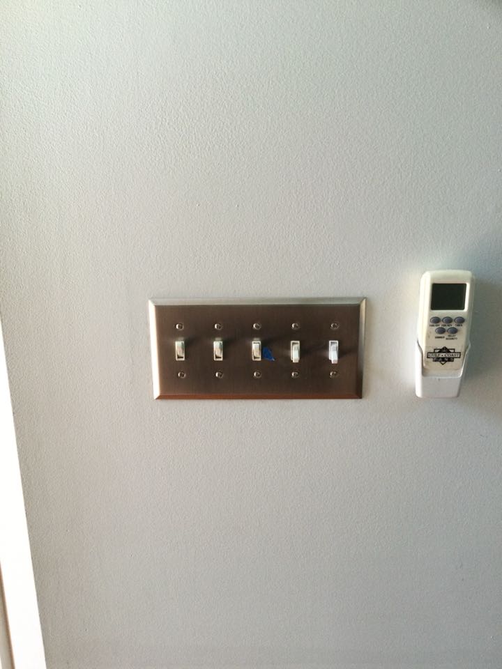 Performed diagnostic, installed one single pole switch and installed one LED recessed light in Severn, Md. 