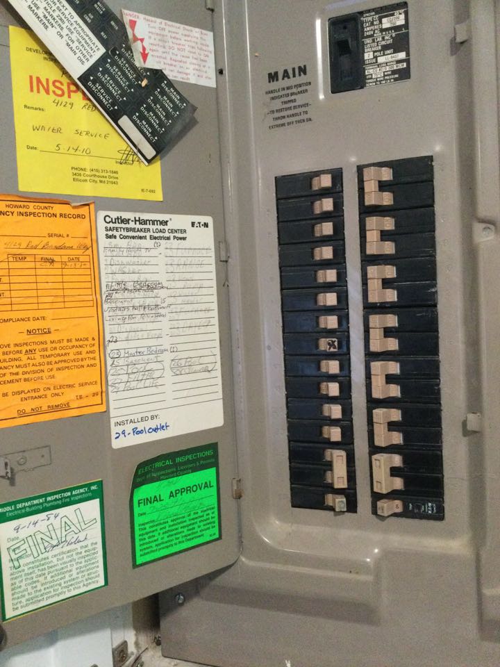 Performed diagnostic and restored power to receptacles in the basement in Ellicott City, Md. 