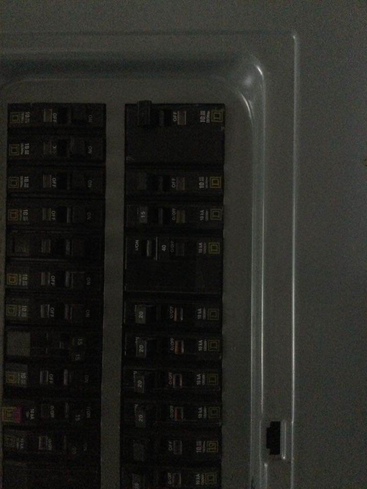 Performed diagnostic and installed one double pole 40 amp breaker in Crofton, MD 