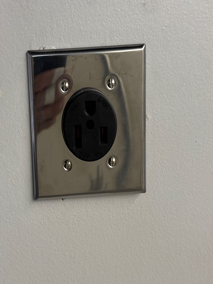 Installed a 50 amp receptacle in Pasadena, MD.