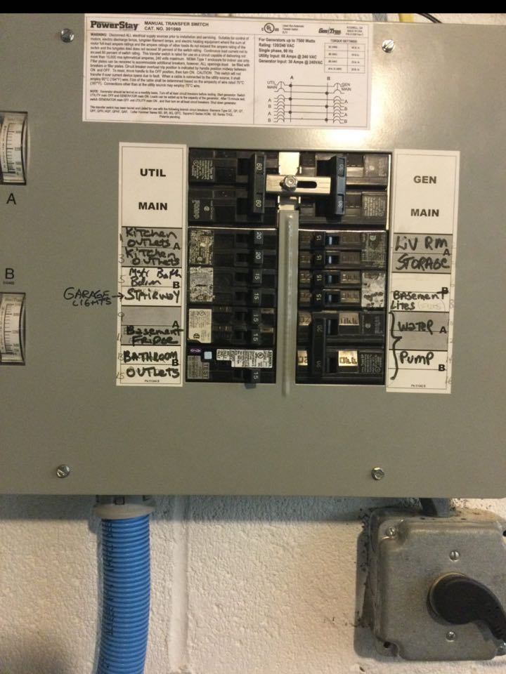 Installed 15 Amp combination breaker, 15 Amp tandem breaker and duplex receptacle in Crownsville, Md. 