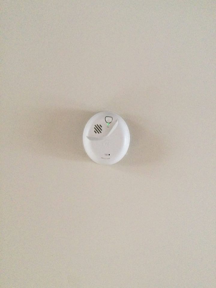 Installed smoke and carbon monoxide detectors in Perry Hall, Md. 