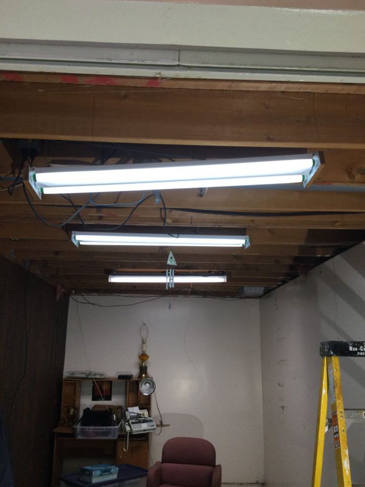 Performed diagnostic, fixed connections in two junction boxes and restored power to basement lights in Laurel, Md. 