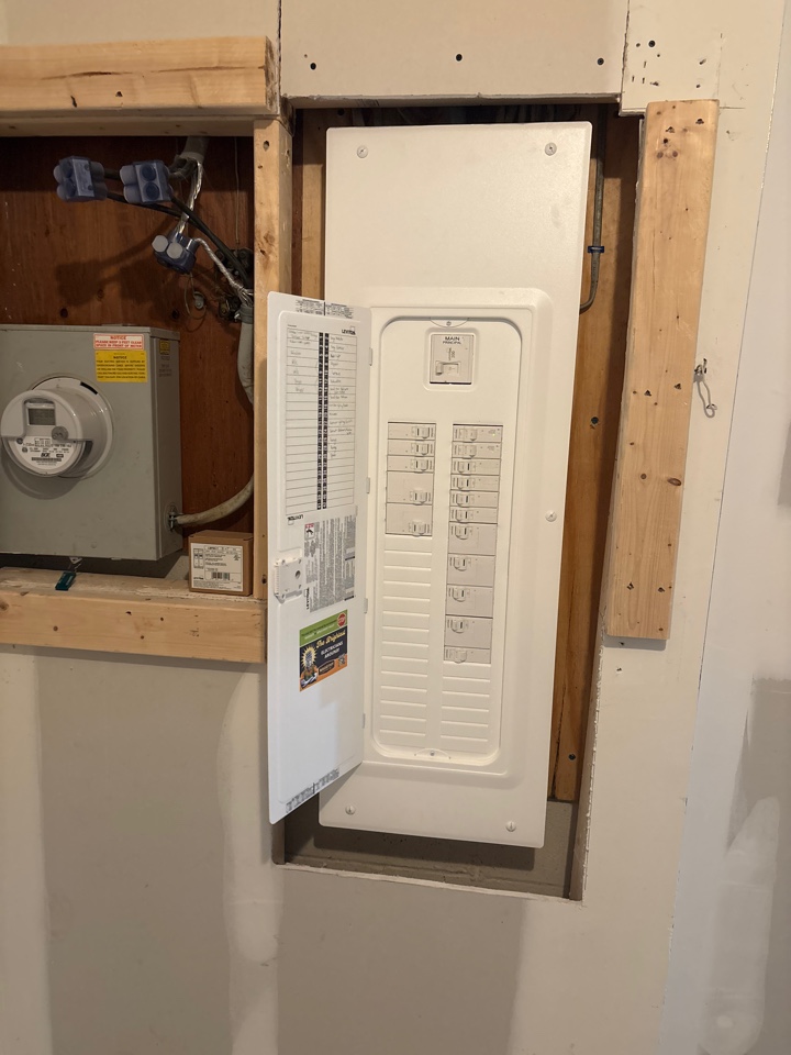 Installed a new 200 amp panel in Columbia, MD.