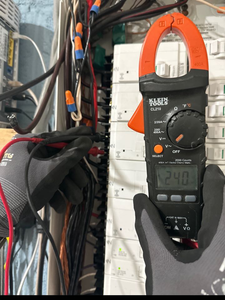 Performed diagnostic reset a double pole breaker and restored power to outside air handler in Ellicott City, MD. 
