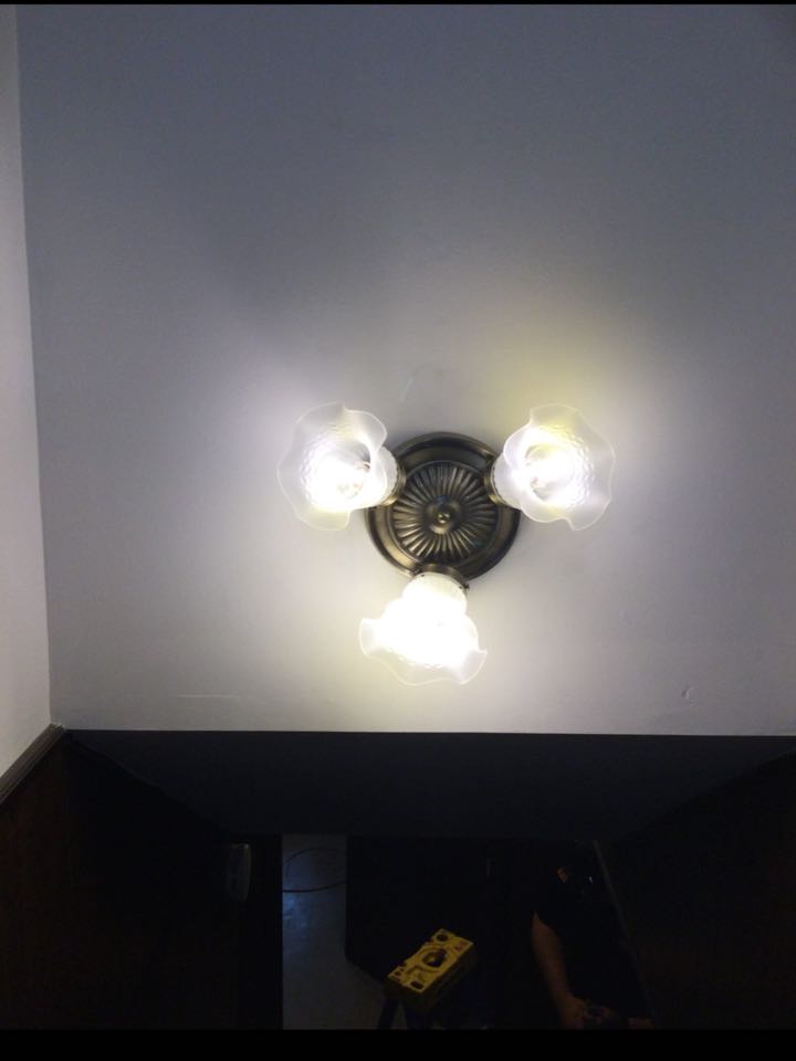 Performed diagnostic, rewired switches and light fixtures to restore power to basement in Reisterstown, MD. 
