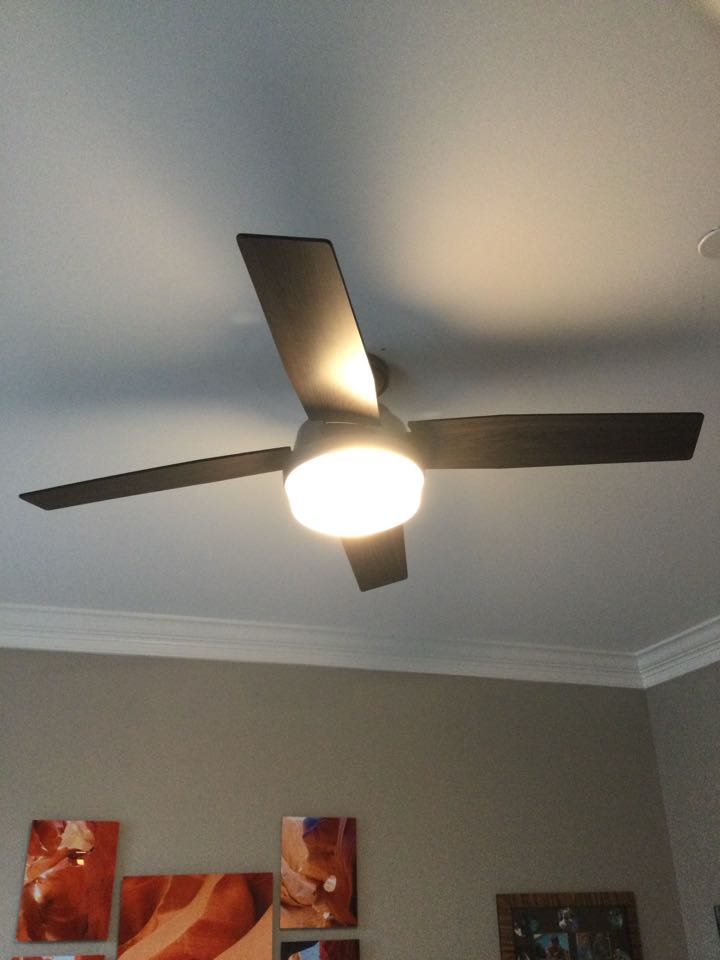 Installed ceiling fan in Ellicott City, MD