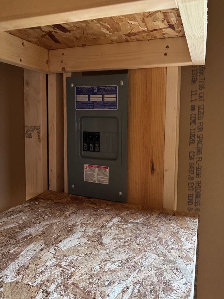 Ran a new circuit to power a shed in Crownsville, MD.