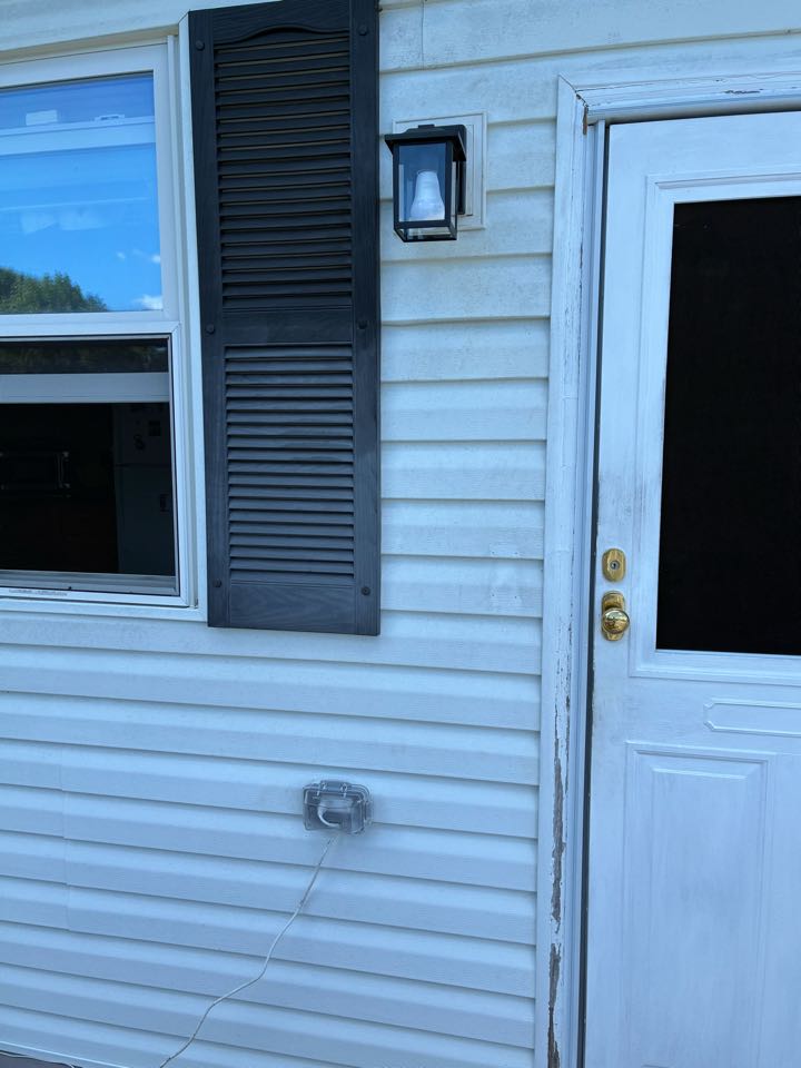 Magothy Electric replaced a porch light, outdoor outlet, and 2x4 LED fixtures in Pasadena, MD.