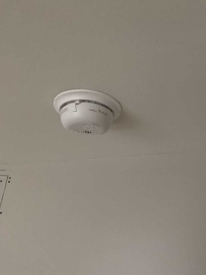 Magothy Electric installed new chandelier and replaced smoke alarms in Edgewater, MD.