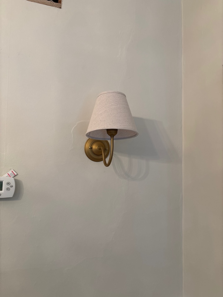 Installed a new sconce light in Annapolis, MD.