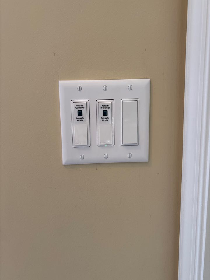Installed two new smart switches in Pasadena, MD.
