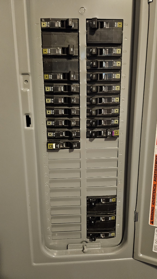 Installed a new AFCI / GFCI breaker in Glen Burnie, MD
