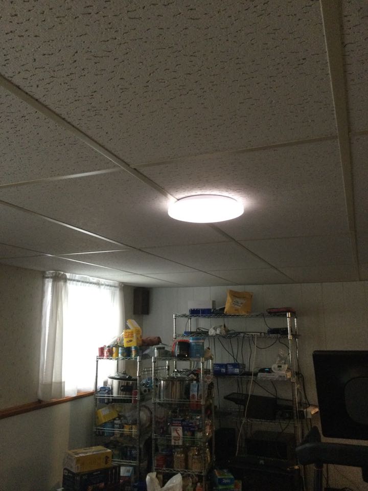 Installed customer supplied light fixtures in Millersville, MD 