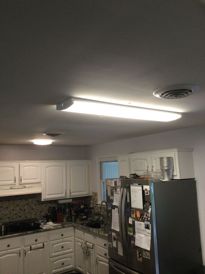 Installed customer supplied light fixtures in Millersville, MD 
