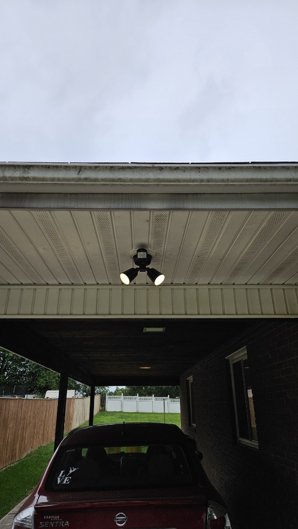 Installed a new LED flood light in Glen Burnie, MD