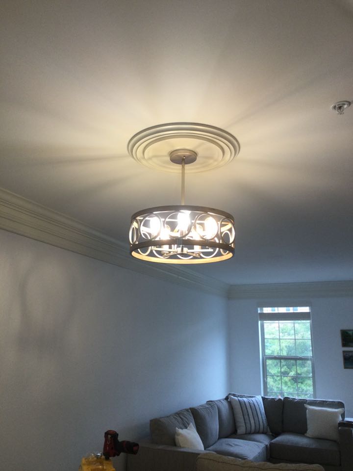 Installed five customer supplied light fixtures in Annapolis, MD 