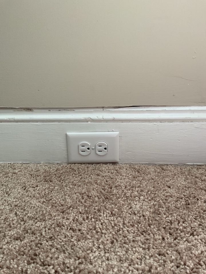 Magothy Electric replaced two prong receptacles with updated duplex receptacles in Baltimore, MD.