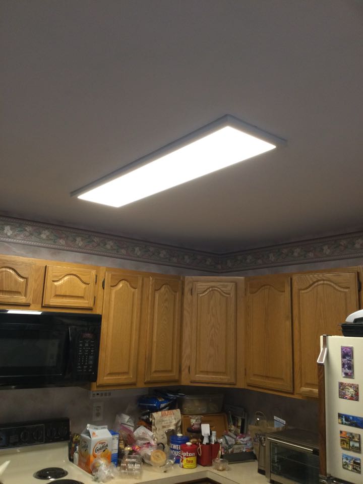 Installed customer supplied ring flood light from scratch adding a new switch leg, and switch for it in Owings Mills, MD