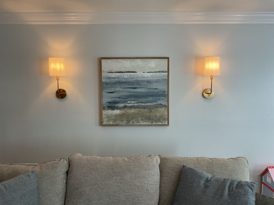 Magothy Elecrtic installed two new sconces in Severna Park, MD.