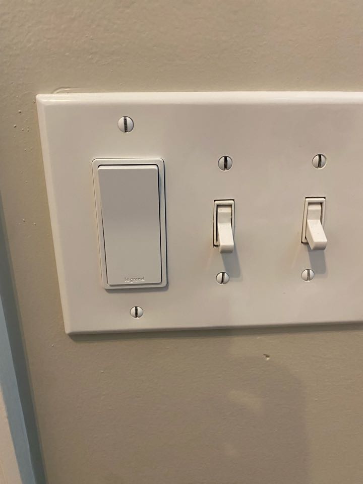 Performed diagnostic and installed three way switch to restore power to outdoor sconces in Glen Burnie, MD