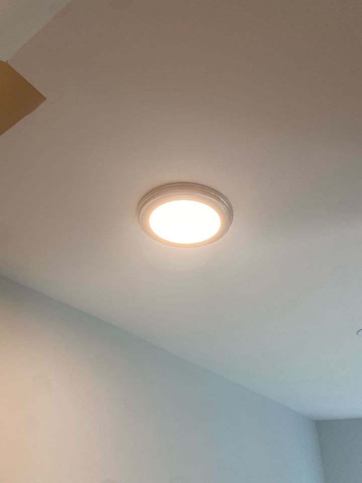 Installed two customer supplied lights in Ellicott City, MD