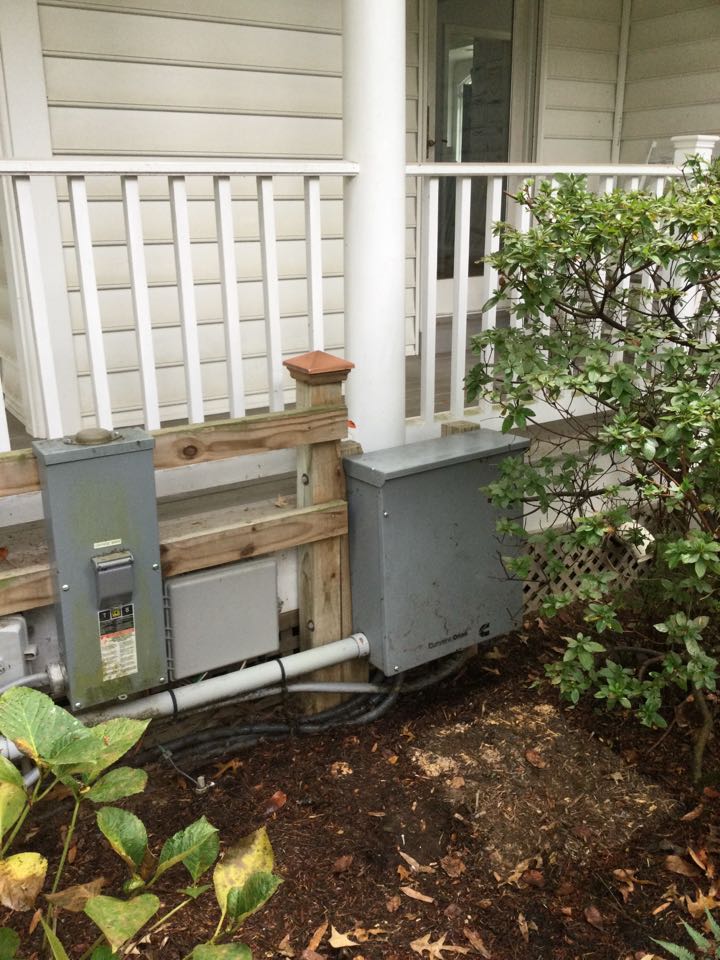 Remounted generator transfer switch in Severna Park, MD