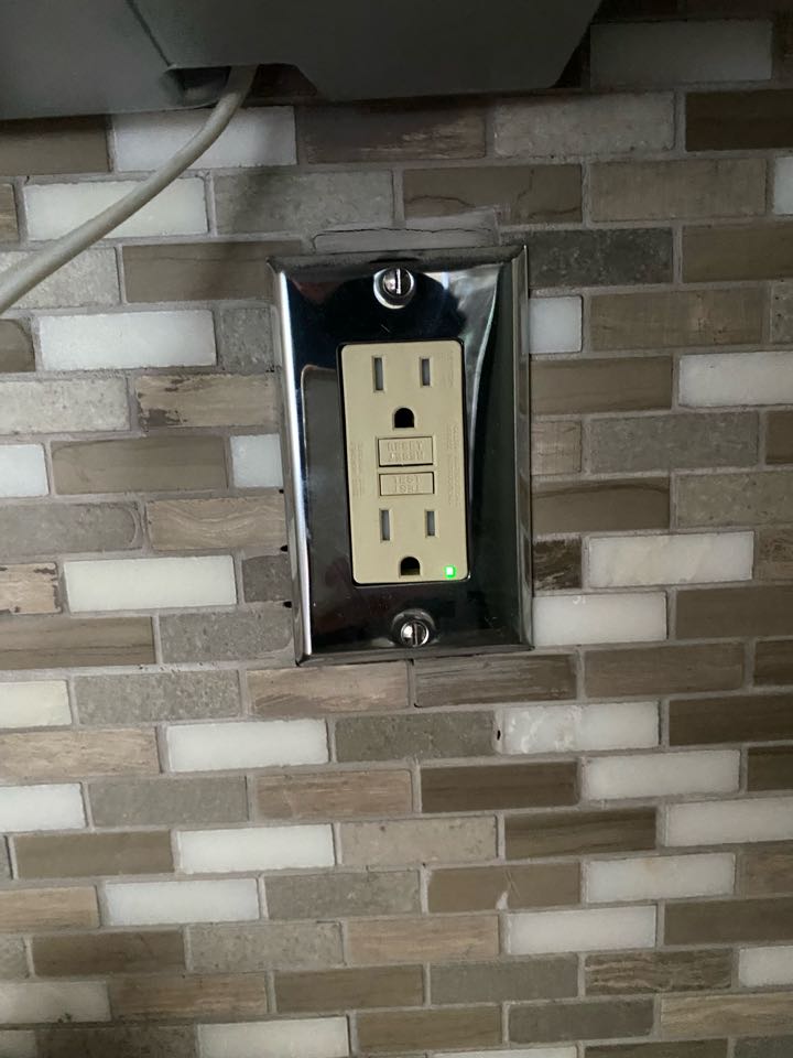 Installed six duplex receptacles, and two GFCI outlets in Perry Hall, MD