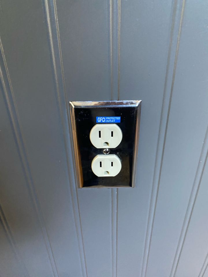 Installed six duplex receptacles, and two GFCI outlets in Perry Hall, MD