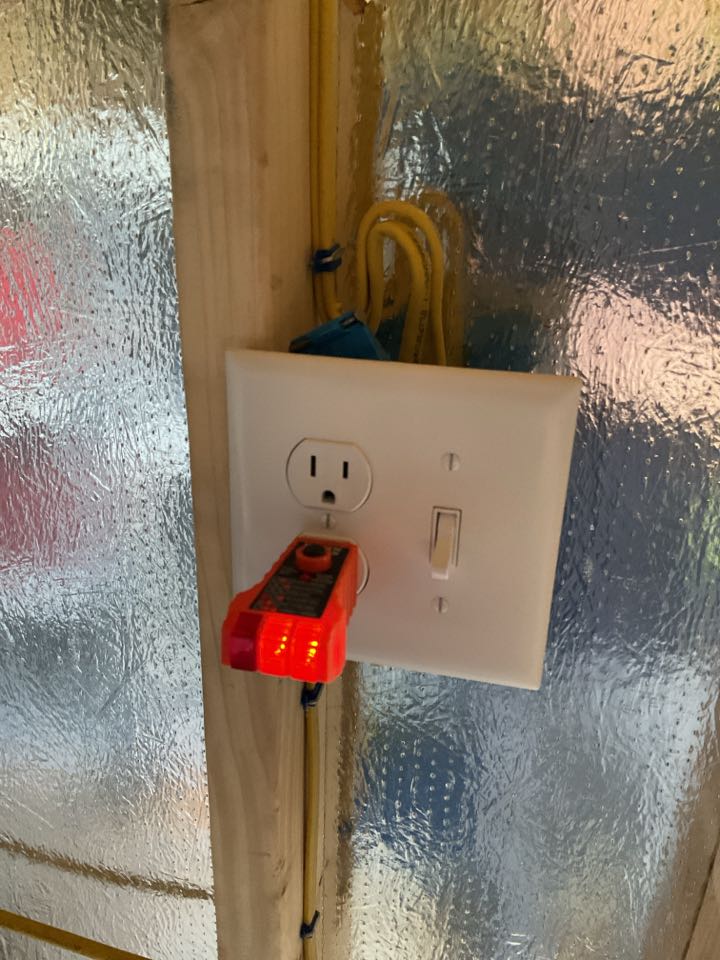 Magothy Electric installed new circuit to shed, with new receptacles and switches, and a new 60 amp car charger in Pasadena, MD.