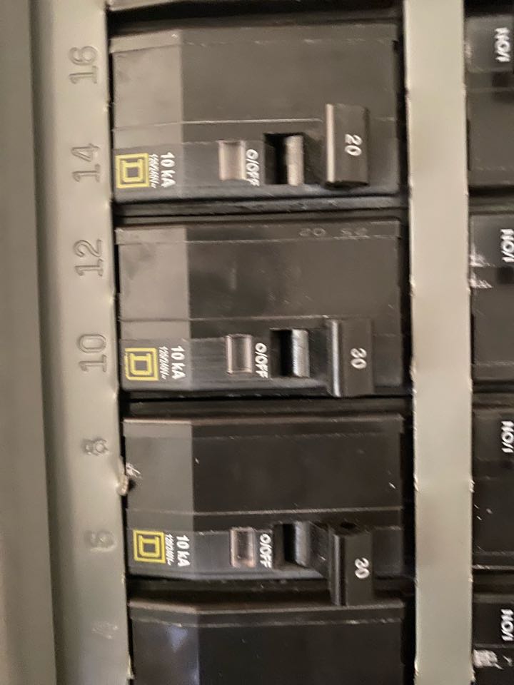 Installed 30 amp 230v breaker and restored power to the dryer circuit in Pasadena, MD