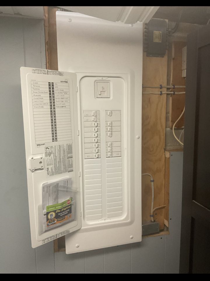 Magothy electric installed a service upgrade to 200 amps with emergency disconnect and ground rods in Glen Burnie, MD. 