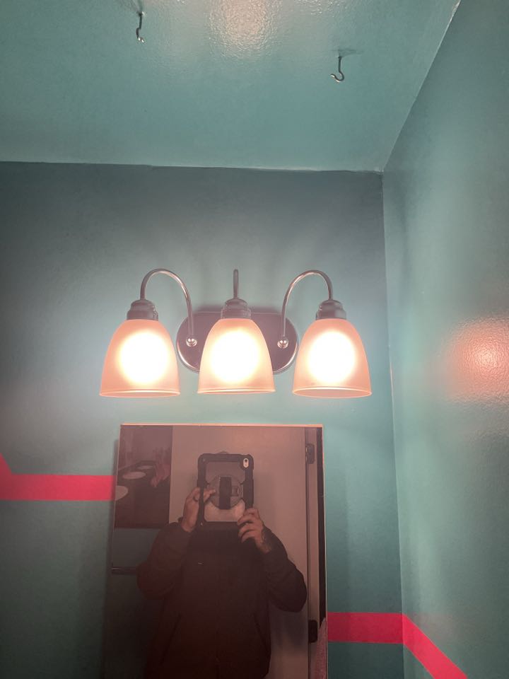 Magothy electric installed a new light Glen Burnie Maryland 