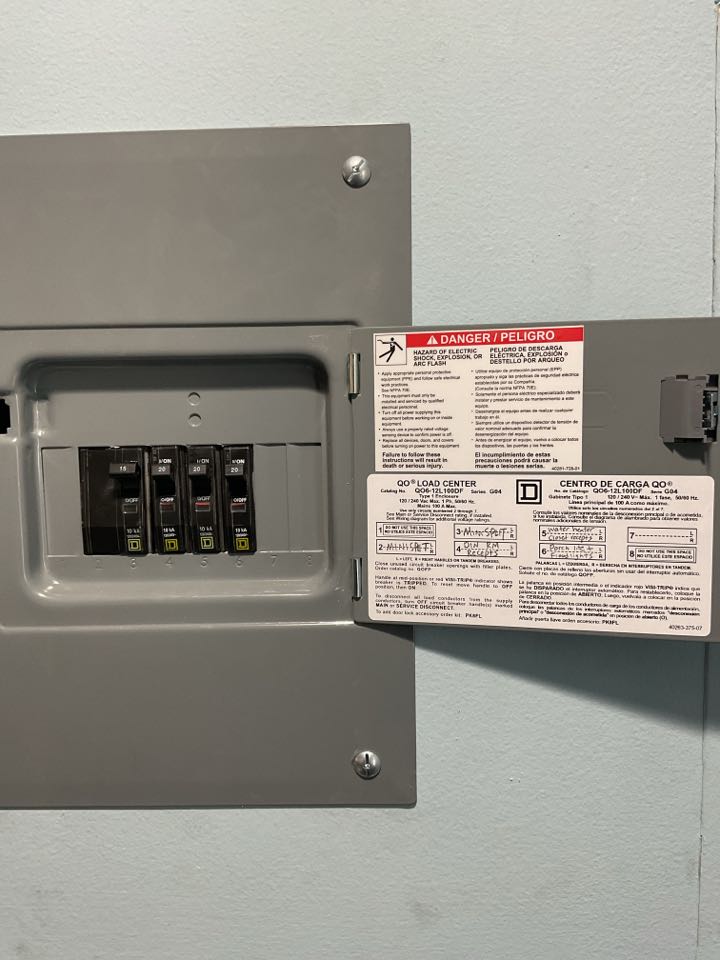 Magothy Electric installed new sub panel and 240v circuit and disconnect in Annapolis, MD.