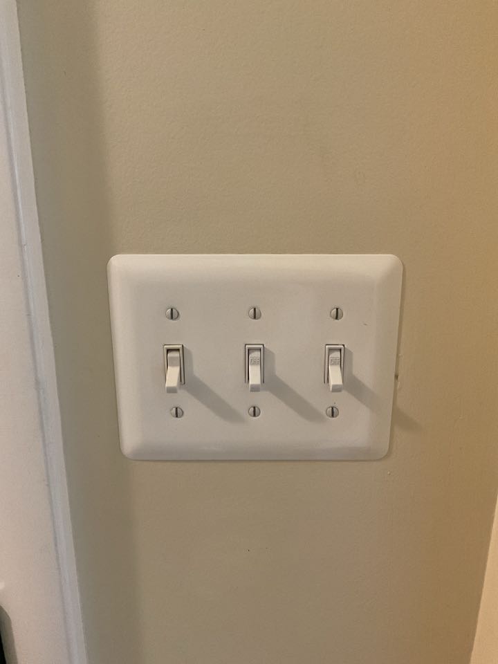 Magothy Electric replaced two single pole switches in Severna Park, MD.