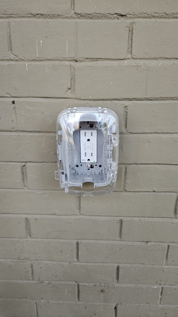 Installed a new outdoor outlet and outdoor outlet cover in Severna Park, MD