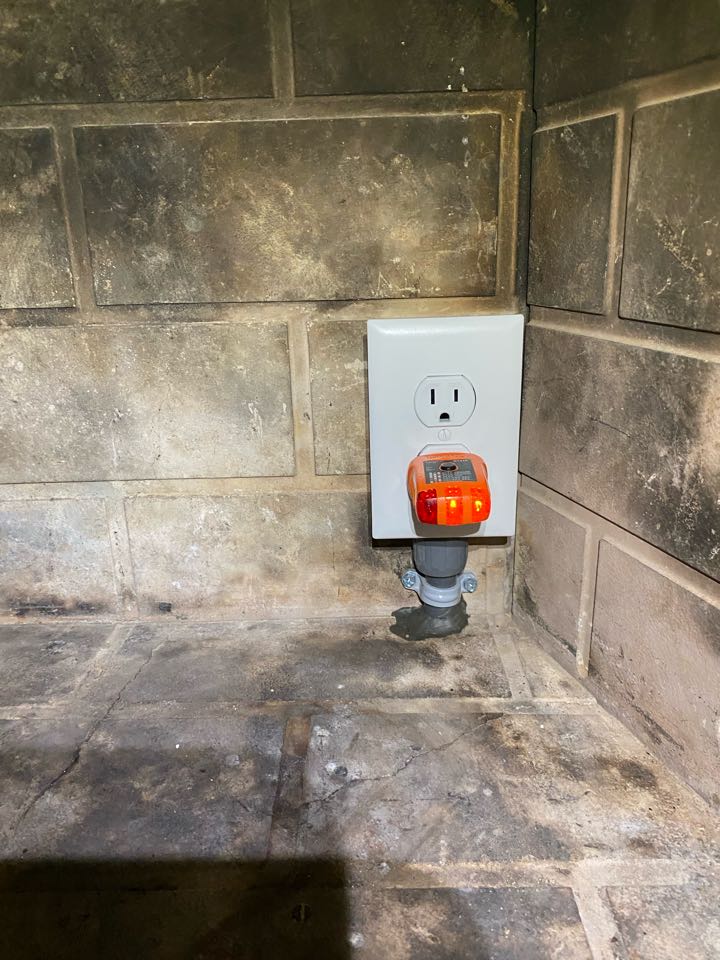 Installed 20amp dedicated fireplace receptacle in Columbia, MD