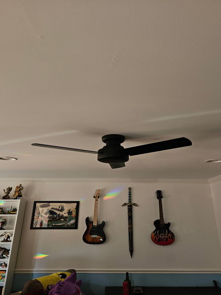Magothy Electric installed ceiling fan in Pasadena, MD 