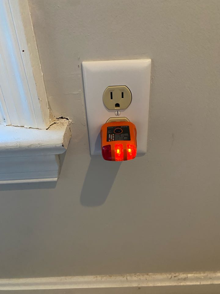 Performed diagnostic and installed one duplex receptacle in Crofton, MD