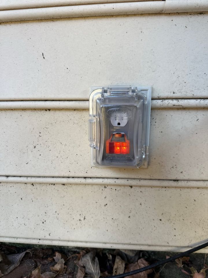 Magothy Electric replaced outdoor receptacles and pull string light in Crofton, MD.