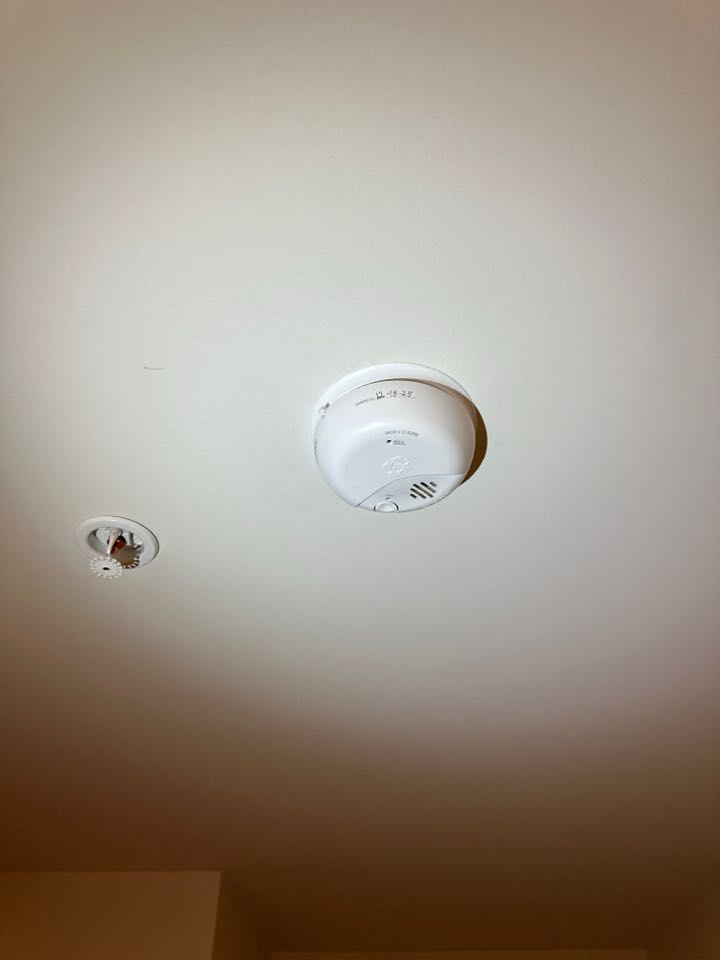 Installed multiple smoke and carbon monoxide detectors in Pasadena, MD. 