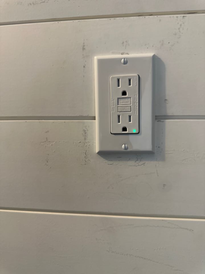 Installed GFCI and duplex receptacles in Arnold, MD. 