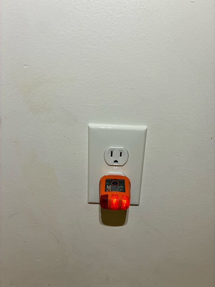 Added one duplex receptacle in a closet in Annapolis, MD