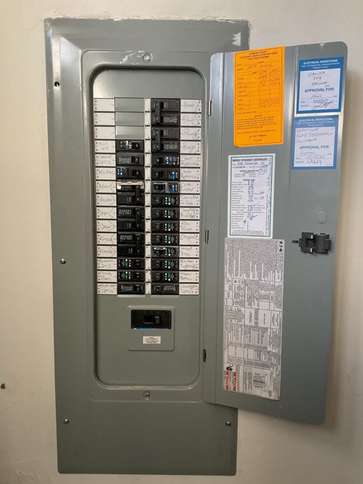 Performed diagnostic replaced 20 amp AFCI/GFCI breaker and restored power to kitchen receptacles in Columbia, MD. 